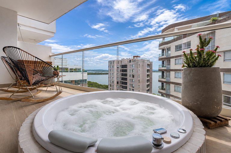 Jacuzzi Priv Rooftop Piscina Bar y Relax DQ1411