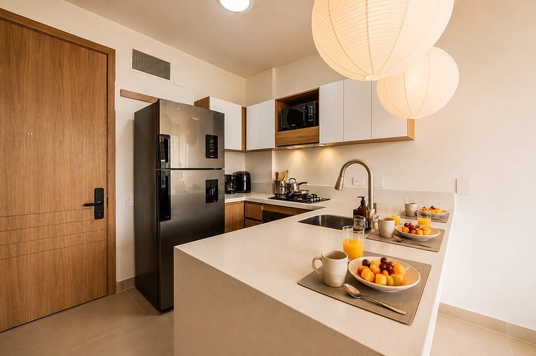 Suite Familiar hermosa Bahía Kristal Privé BP2-1N