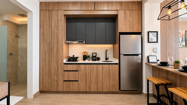 Loft familiar con balcón y piscina CB840