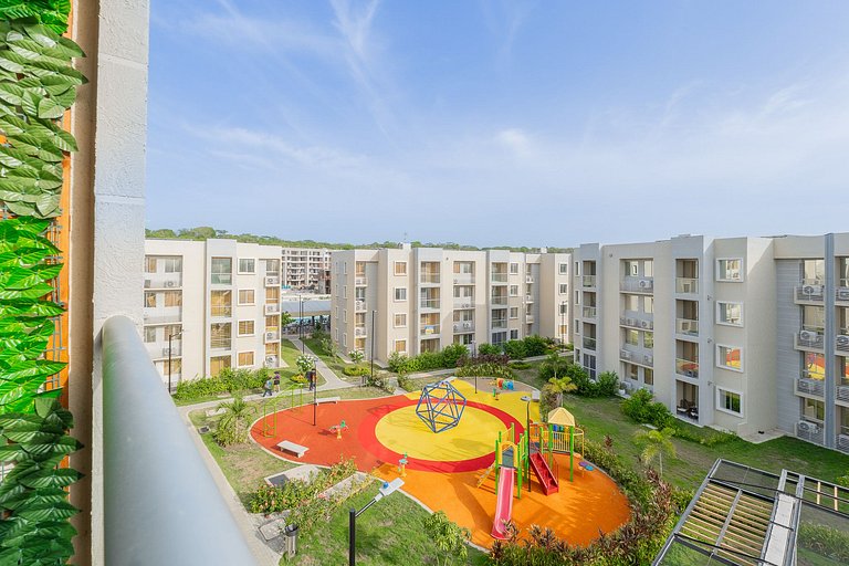 Capriella | Apto 2H con piscina cerca de playa