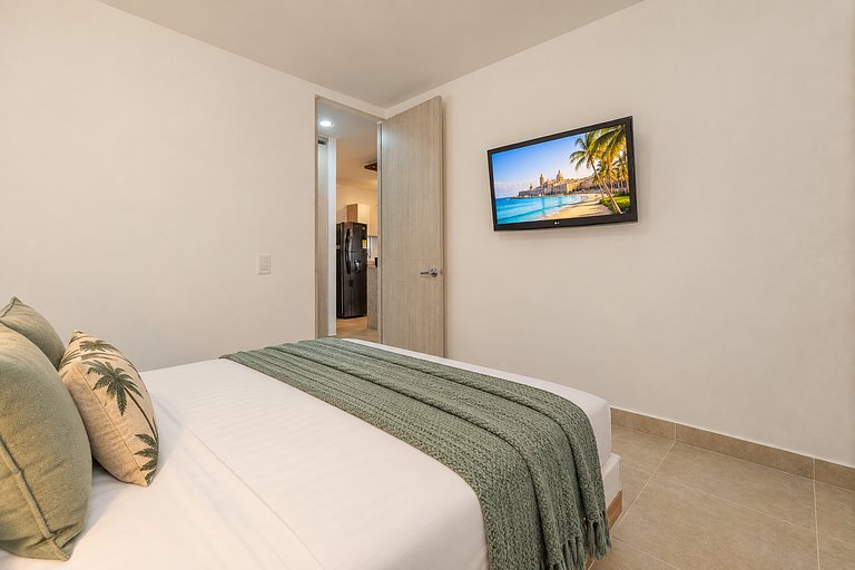 Capriella | Apto 2H con piscina cerca de playa