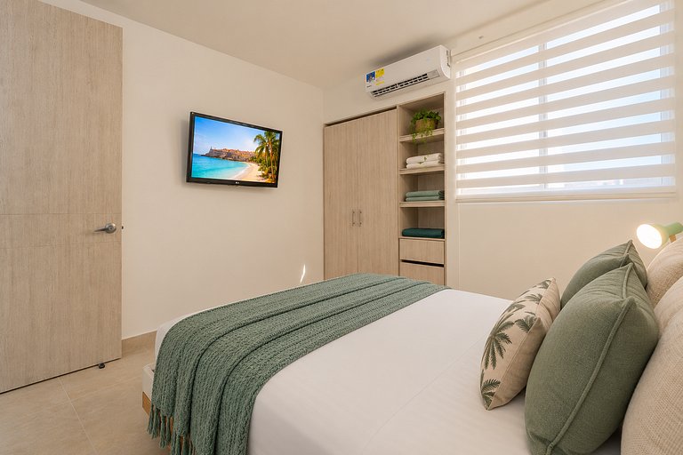 Capriella | Apto 2H con piscina cerca de playa