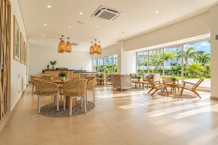 Baia Kristal: playa privada, laguna y balcón
