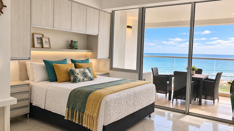 Suite frente al mar + piscina + balcón privado 727