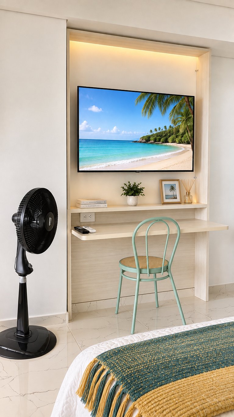 Suite frente al mar + piscina + balcón privado 727