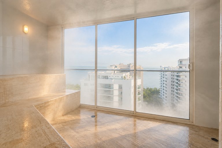 MQ1206 | Lujo, vista y jacuzzi privado 2BD