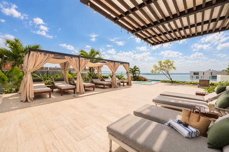 MQ1206 | Lujo, vista y jacuzzi privado 2BD