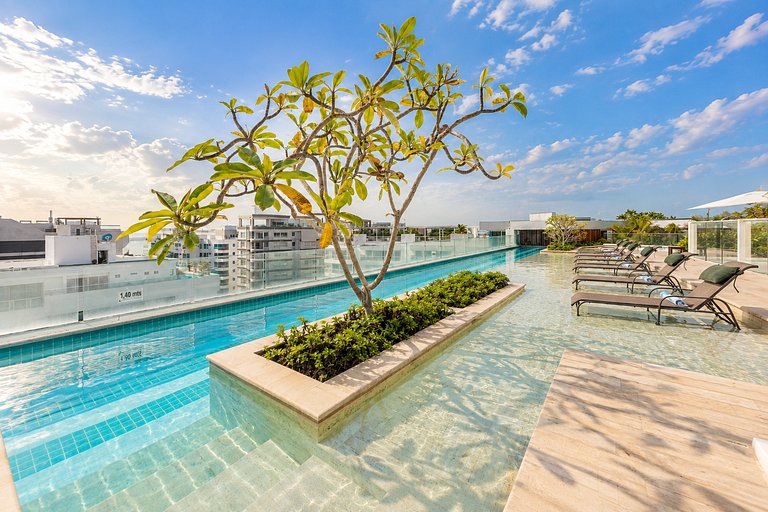 MQ1206 | Lujo, vista y jacuzzi privado 2BD