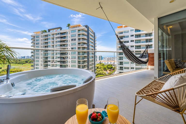 MQ903 | Jacuzzi & hamaca · Vista espectacular