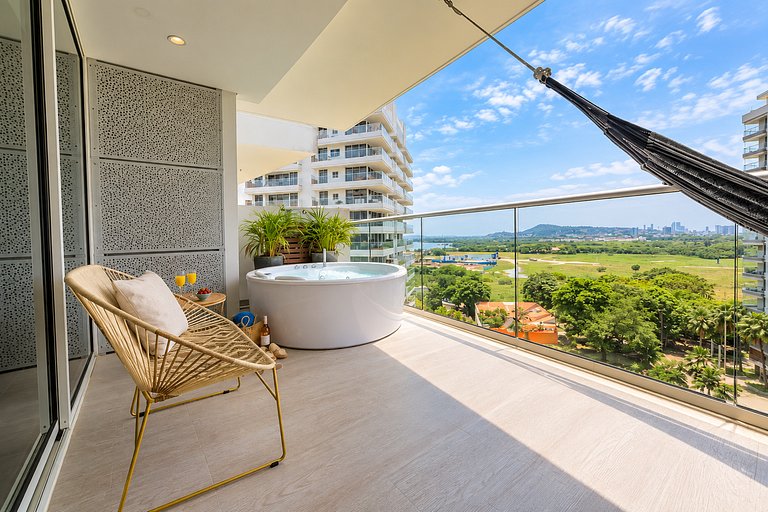 MQ903 | Jacuzzi & hamaca · Vista espectacular