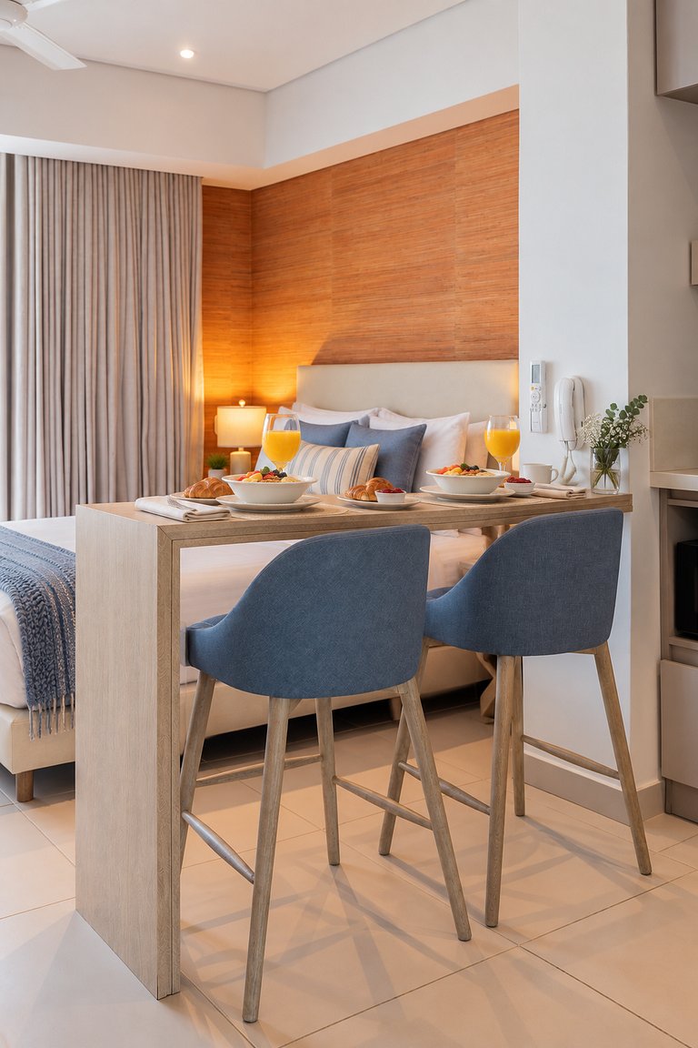 Suite con balcón, piscina y vista panorámica CB741