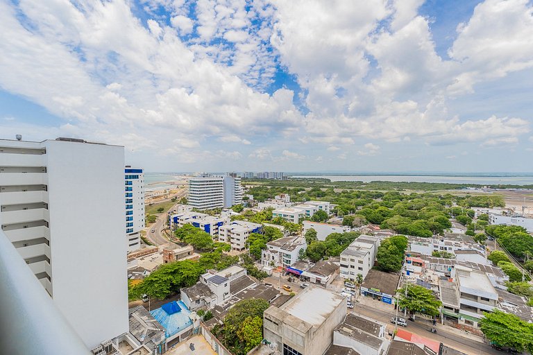 Suite moderna piso 15 amanecer espectacular CB1535