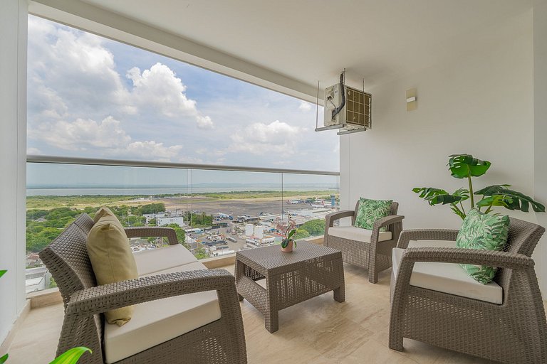Suite moderna piso 15 amanecer espectacular CB1535