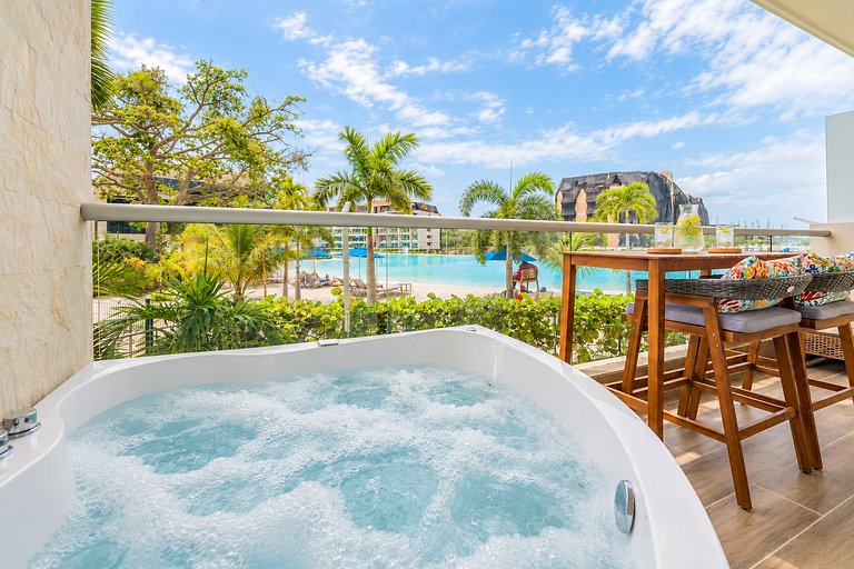 Vista al lago Paddle Bahía Kristal Privé BP1-1D