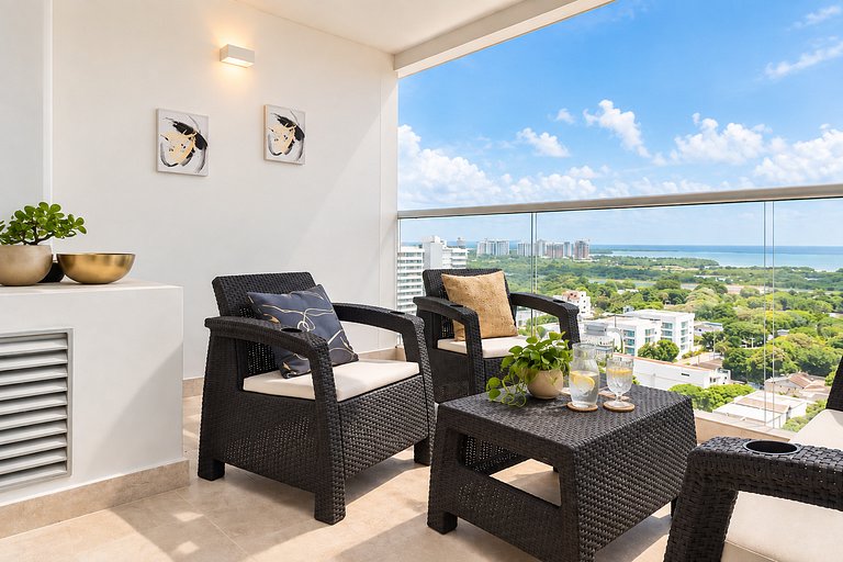 Escápate a un piso 14 con vista increíble | CB1432