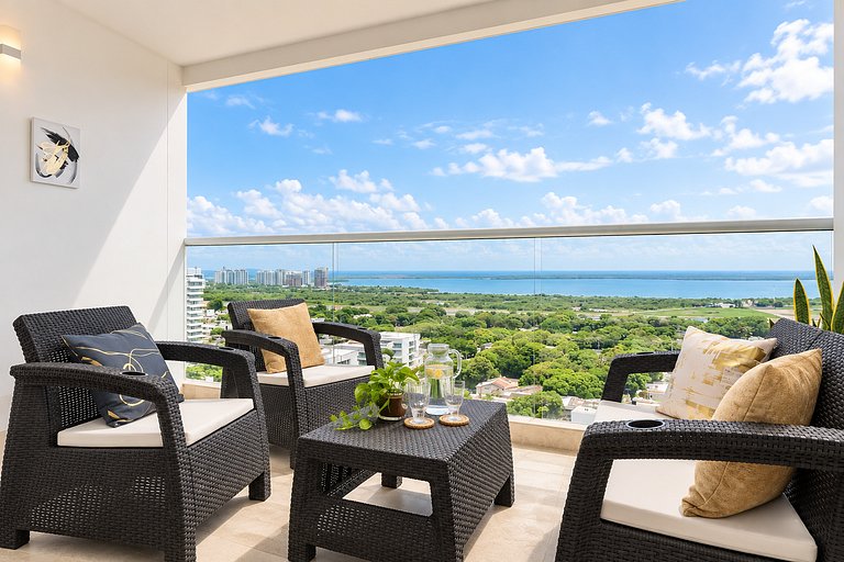 Escápate a un piso 14 con vista increíble | CB1432