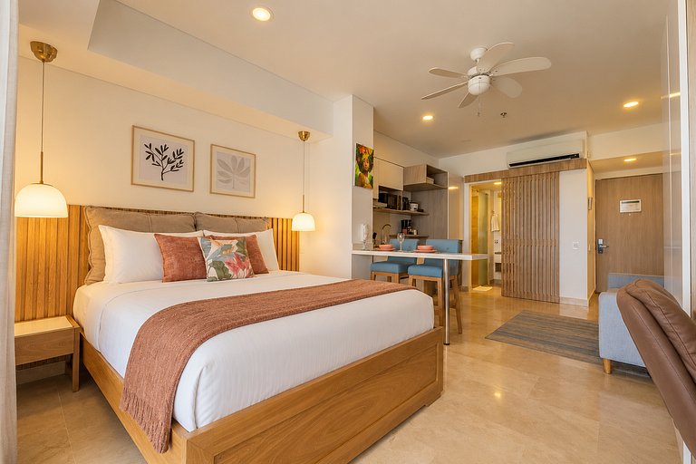 Suite piso 12 con balcón y gran vista CB1243