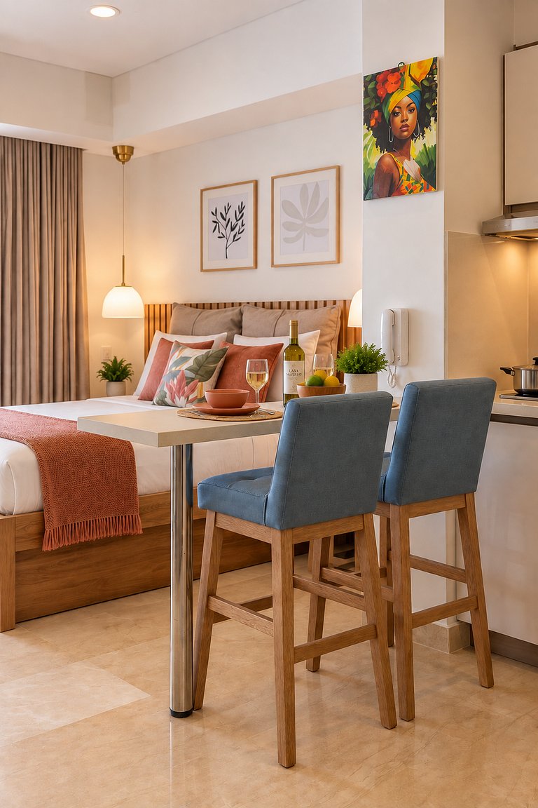 Suite piso 12 con balcón y gran vista CB1243