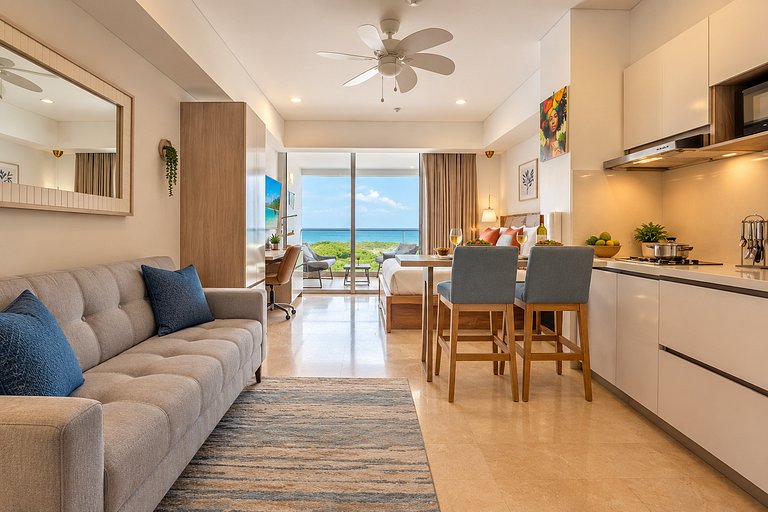 Suite piso 12 con balcón y gran vista CB1243