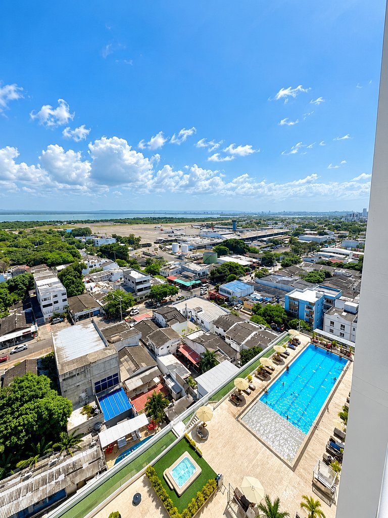 Suite Piso14 a 2 calles Aeropuerto Piscina CB1441