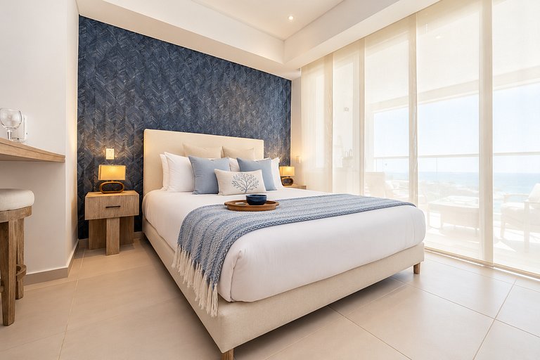 Suite romántica con terraza lounge y vista panorámica CB834