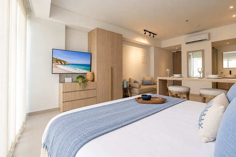 Suite romántica con terraza lounge y vista panorámica CB834